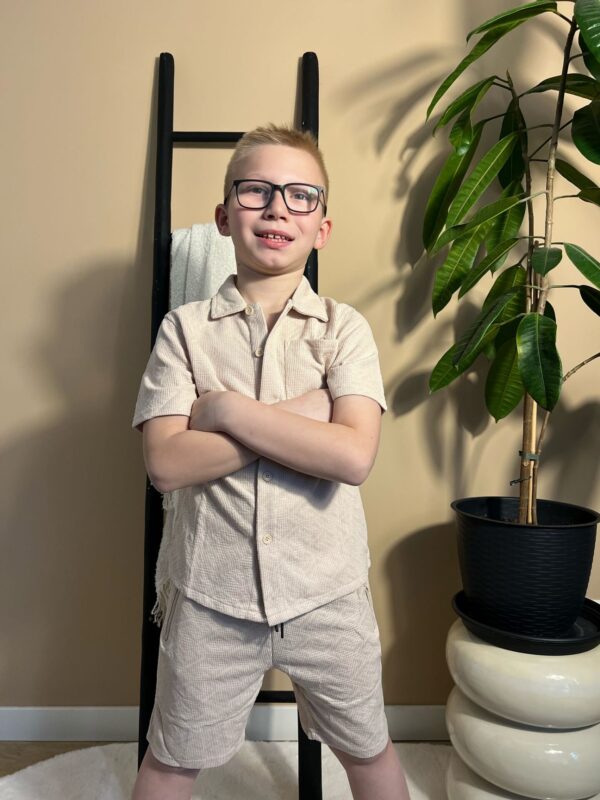 Boys set Summer beige