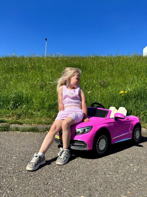 Loevia set korte broek met top roze