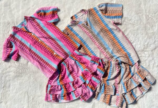 Kleurrijk setje met Grafische print