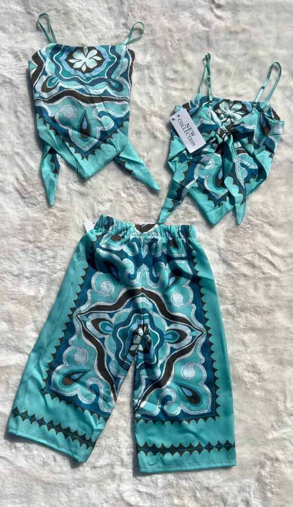 Trendy beach set mint groen