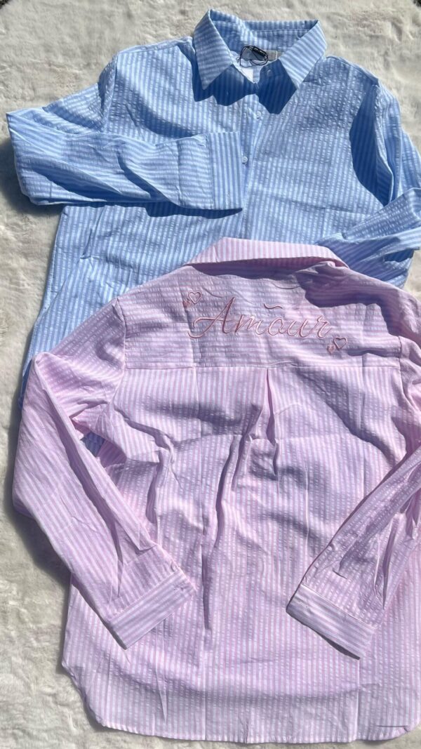 Blouse Amour lichtblauw