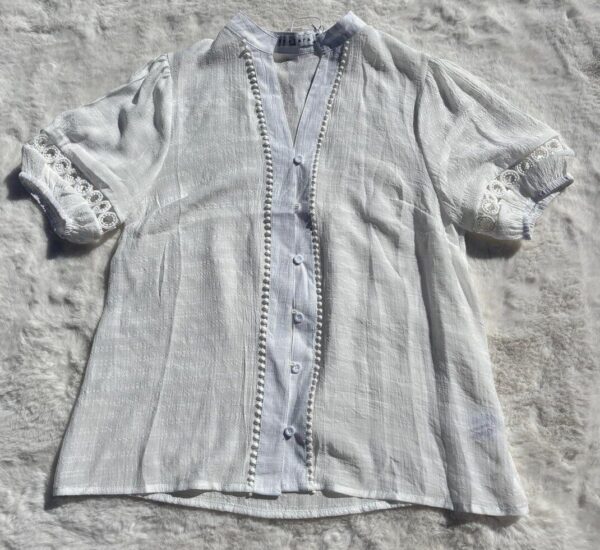 Blousje met Boho mouw Wit