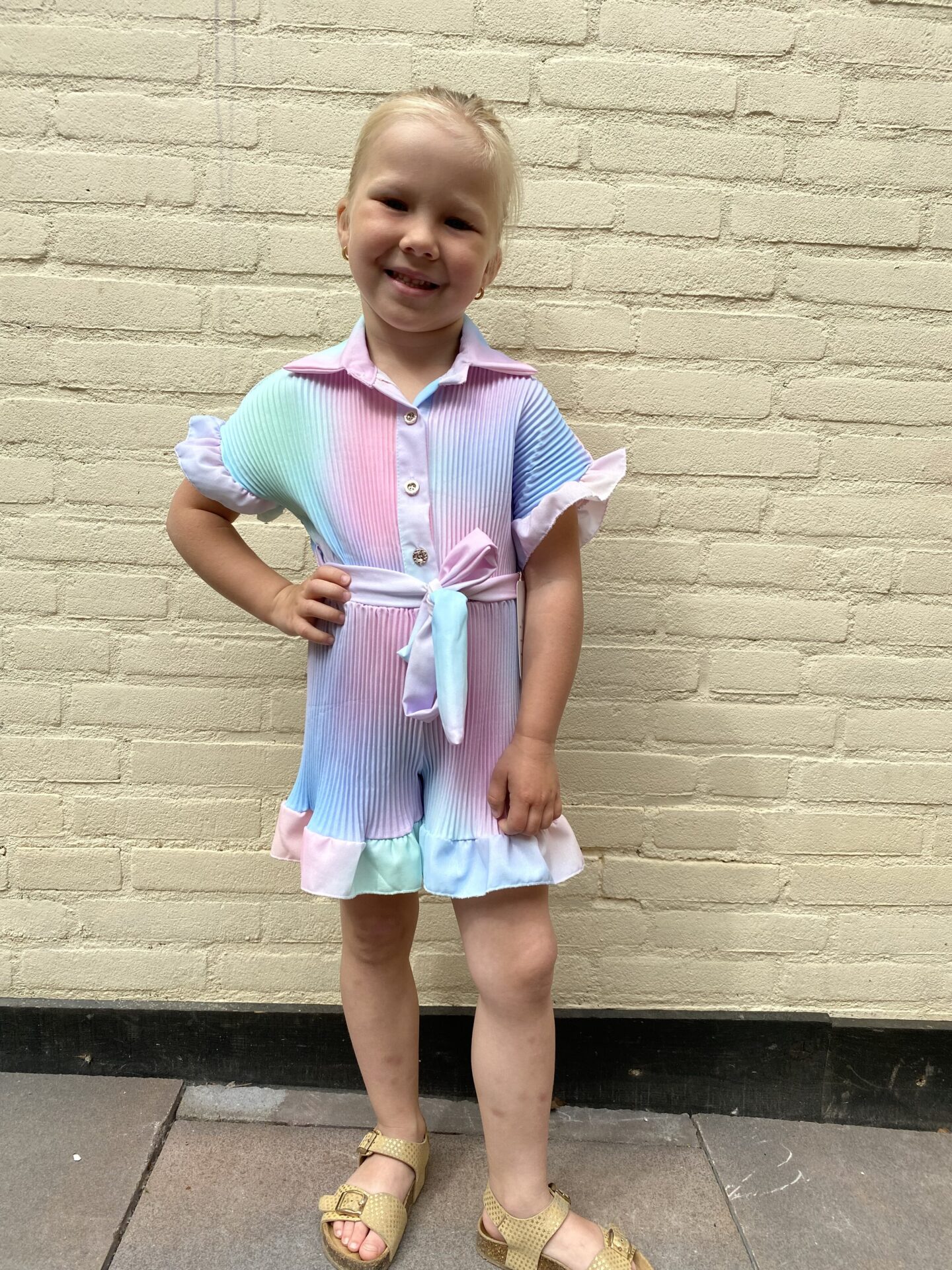 Rainbow Dreams Playsuit - Girls - Afbeelding 2