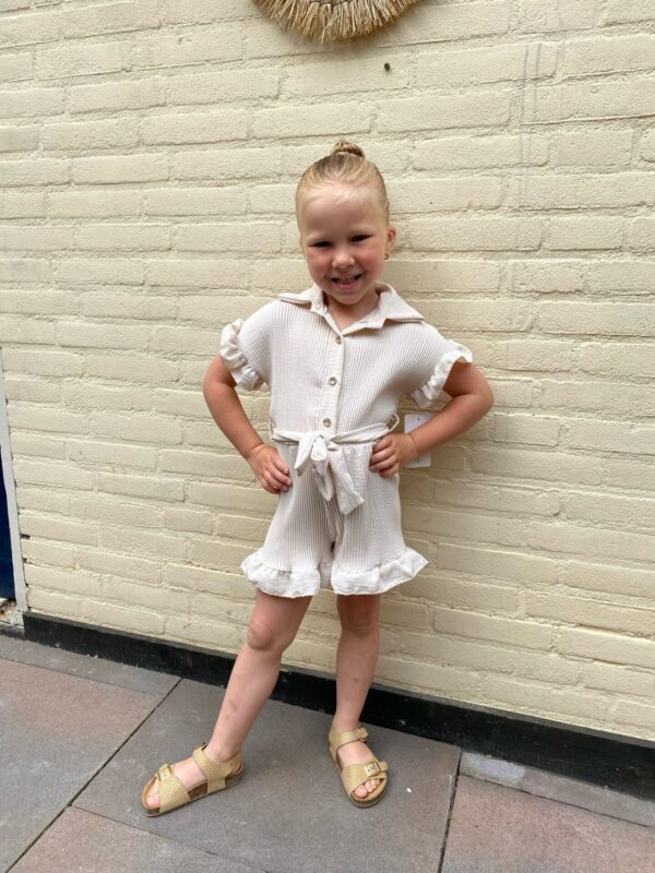 Beige Dreams Playsuit - Girls