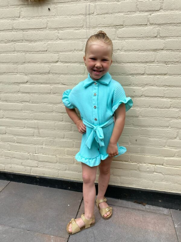 Turquoise Dreams Playsuit - Girls