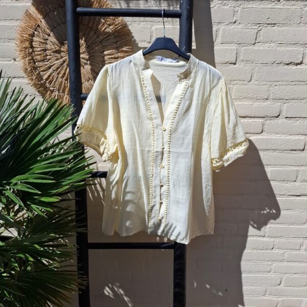 Blousje met Boho mouw Geel