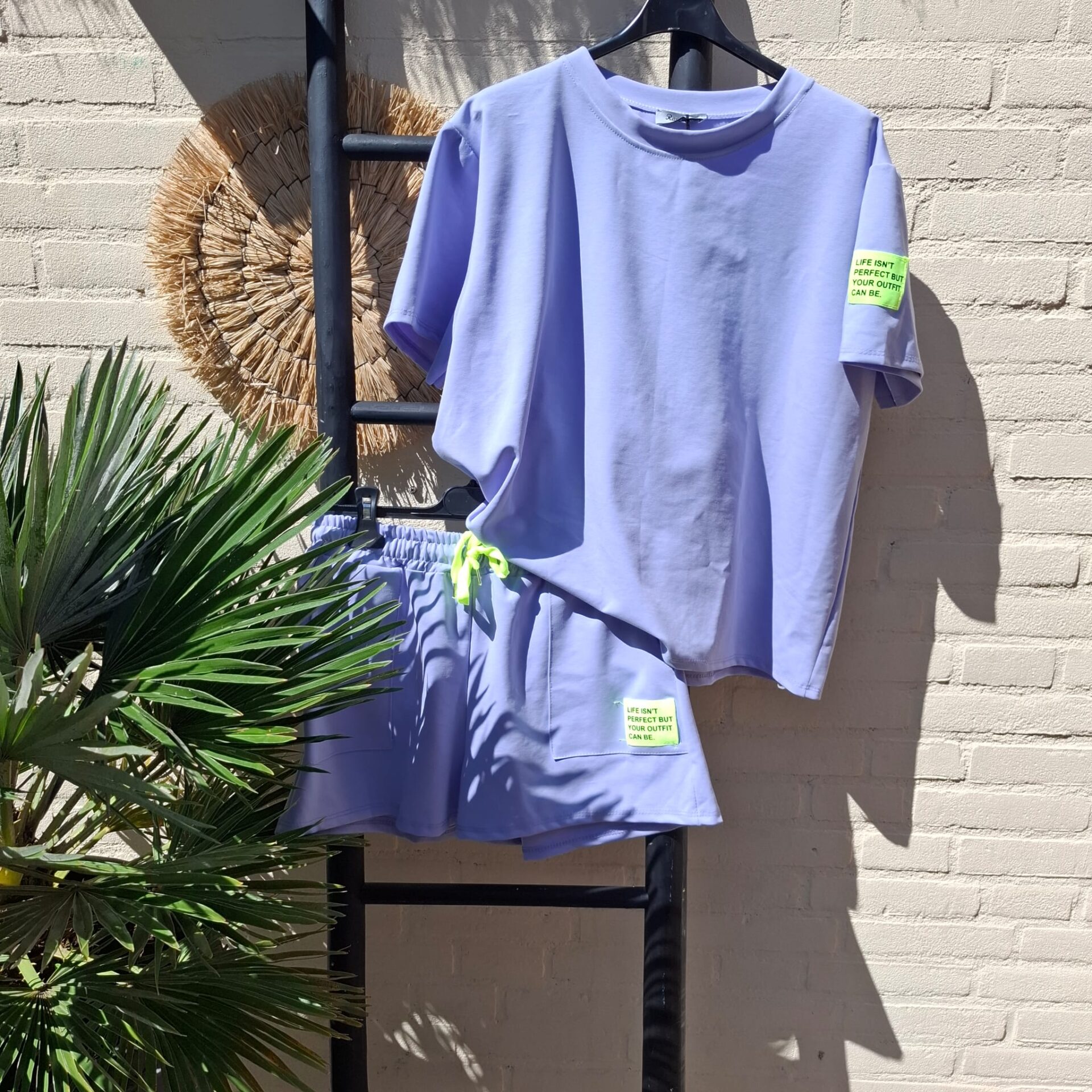 Life isn’t perfect but your outfit can be - Dames set - Afbeelding 2